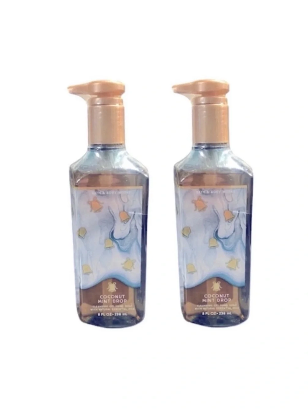 2 Coconut Mint Drop Hand Soaps